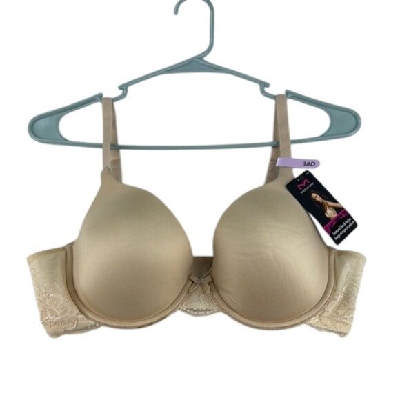 Maidenform Other - Maidenform Bra Wire Beige Lace Women's Size 38D - See description